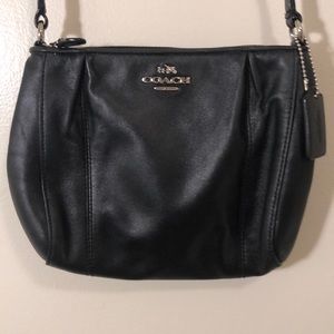 Black COACH small crossbody purse